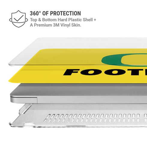 University of Oregon Football MacBook Air 15in (2023-2025) Case plus Skin